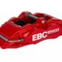 EBC’s Apollo brake calipers are a noticeable performance advantage over conventional gravity cast calipers, exhibiting higher overall strength and a comparable caliper body stiffness to forging. EBC’s Apollo calipers are available in four striking colors; Racing Red; Stealth Black; Storm Shadow Blue and Luminous Yellow.