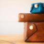 Hand-made leather boxes