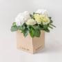 White Hydrangea Gift Box