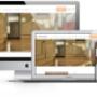 This image showcases a responsive website design created by CK Website Design Dublin for House of Stone, a premium stone surface and countertop company.