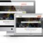 This image showcases the responsive website design developed by CK Website Design Dublin for Huubr, an innovative Irish business directory and local search platform