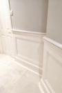 Classic Wainscoting with clean framed panels in Dublin