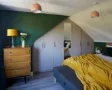 Contemporary Green Bedroom