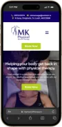 MK Physical Therapy Website Design Drogheda